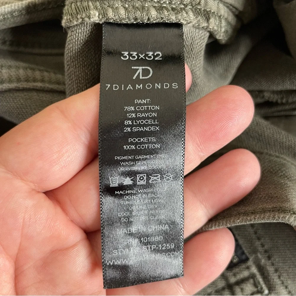 7 Diamonds Charcoal Slim Jeans 33 x 32 - Picture 5 of 6